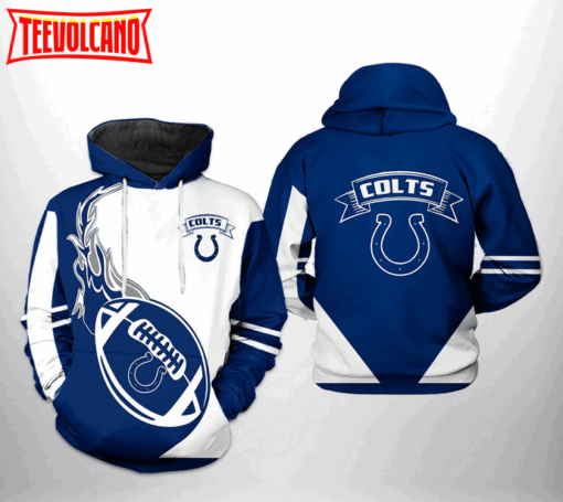 Indianapolis Colts NFL Classic 3D Printed Hoodie