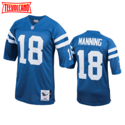 Indianapolis Colts Peyton Manning Royal 1998 Throwback Jersey