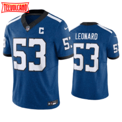 Indianapolis Colts Shaquille Leonard Indiana Nights Royal Jersey