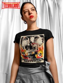 Inglorious Basterds Soft T Shirt, Quentin Tarantino Movie Fan Graphic T Shirt