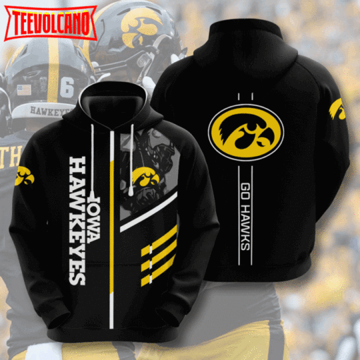 Iowa Hawkeyes American Football 3D Printed Hoodie