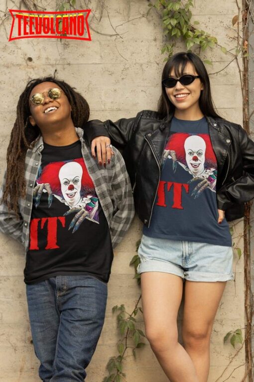 IT Stephen King’s IT Movie Poster T Shirt, Horror Movie Graphic T Shirt