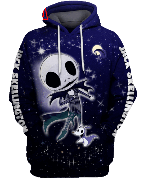 Jack Skellington 3D Printed Hoodie