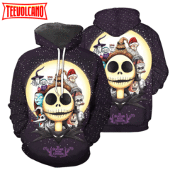 Jack Skellington The Nightmare Before Christmas Snow 3D Hoodie