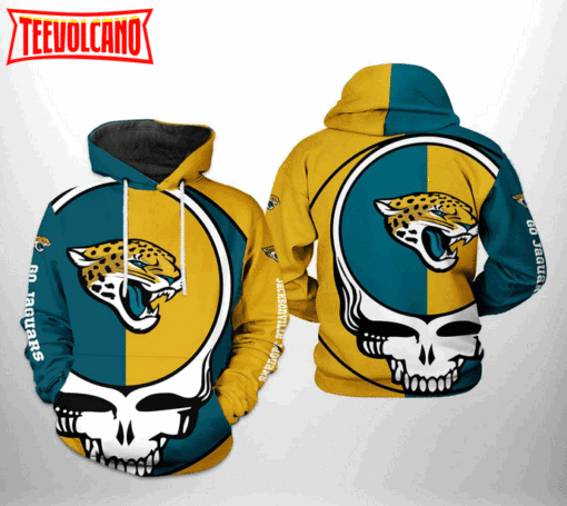 Jacksonville Jaguars NFL Grateful Dead 3D Printed Hoodie