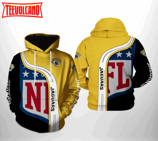 Jacksonville Jaguars NFL Team 3D Printed Hoodie