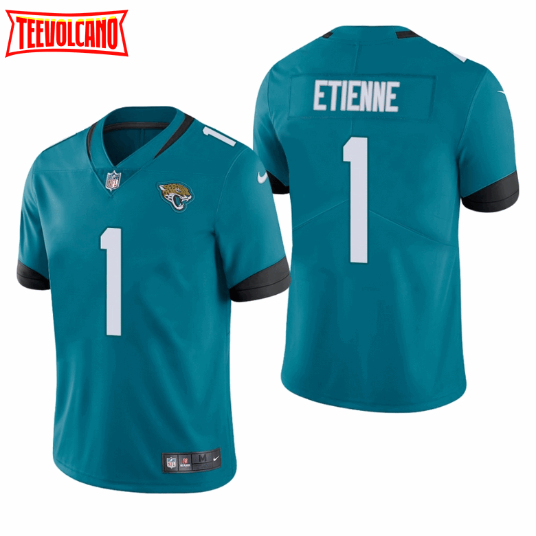 Jacksonville Jaguars Travis Etienne Teal Limited Jersey