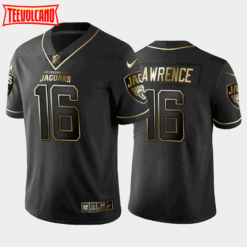 Jacksonville Jaguars Trevor Lawrence Black Golden Jersey