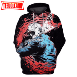 Jason Voorhees Friday the 13th Metal Rock 3D Printed Hoodie