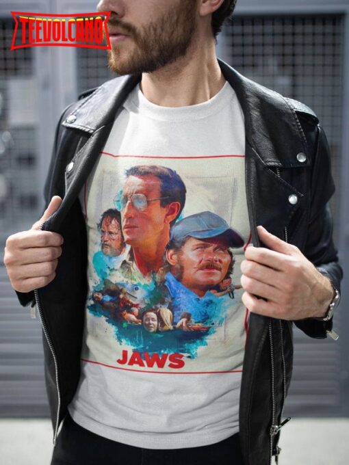 Jaws Movie Soft T-Shirt, Jaws Poster T Shirt, Horror Movie Fan Shirt