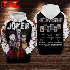 Joker All Time Legends 3D Printed Hoodie