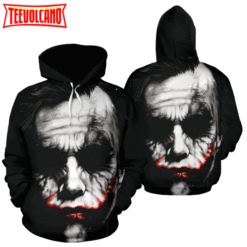 Joker Heath Ledger The Dark Knight 3D Printed Hoodie