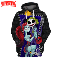 Joker Jack Skellington 3D Printed Hoodie