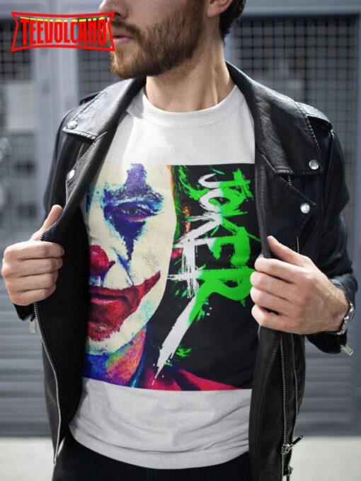 Joker Movie Poster T-Shirt, Joker Fan Art Graphic T Shirt