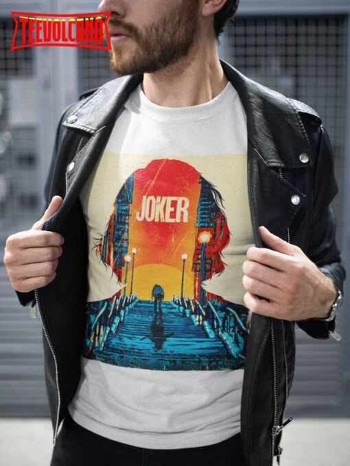 Joker Soft T Shirt, Joker Movie Poster T-Shirt, Joker Fan Stylized Movie T Shirt