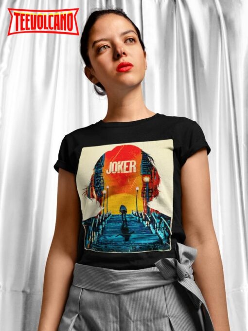 Joker Soft T Shirt, Joker Movie Poster T-Shirt, Joker Fan Stylized Movie T Shirt