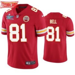 Kansas City Chiefs Blake Bell Super Bowl LVII Red Limited Jersey