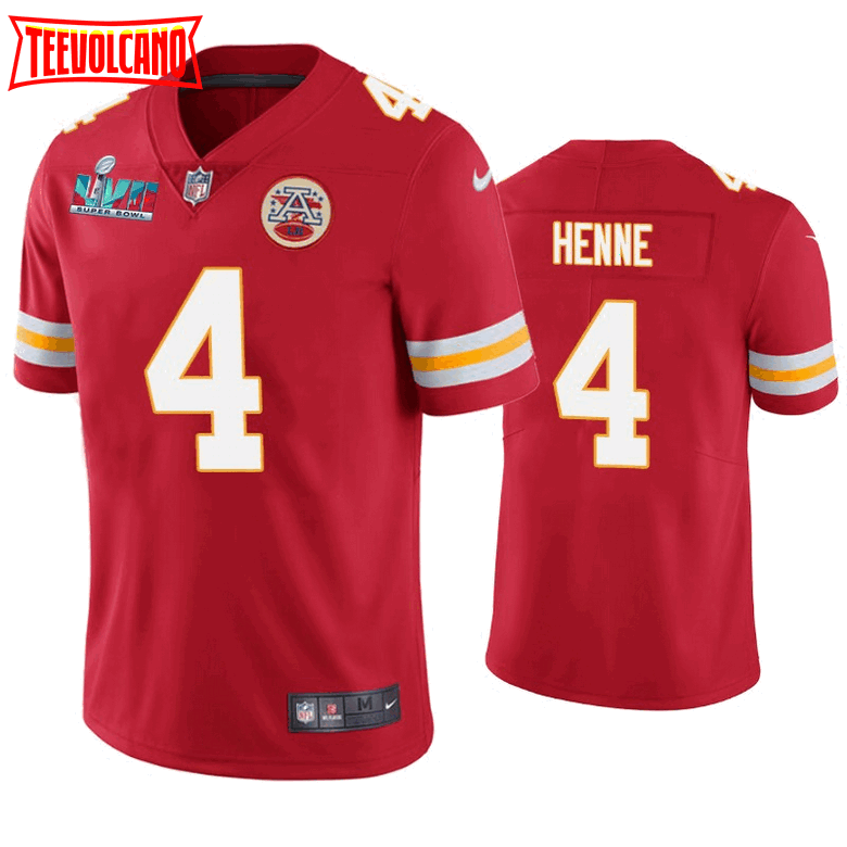 Chad Henne 4 Kansas City Chiefs Super Bowl LVII Champions 3 Stars Women  Game Jersey - White - Bluefink