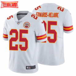 Kansas City Chiefs Clyde Edwards-Helaire White Limited Jersey