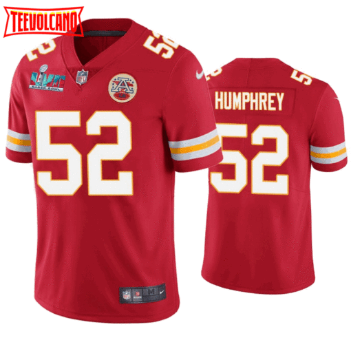 Kansas City Chiefs Creed Humphrey Super Bowl LVII Red Jersey