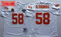 Kansas City Chiefs Derrick Thomas White 35th 75th Anniversary Throwback Jersey