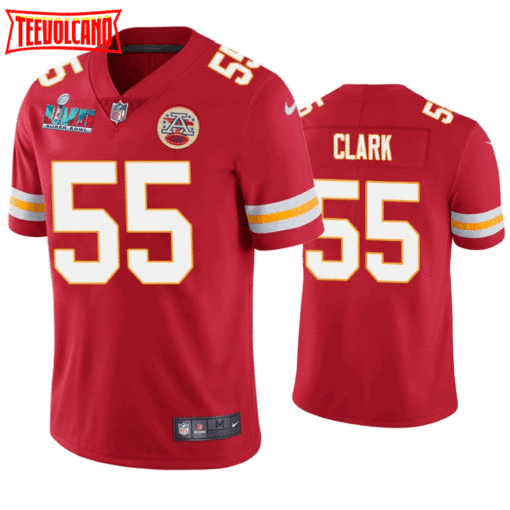 Kansas City Chiefs Frank Clark Super Bowl LVII Red Limited Jersey