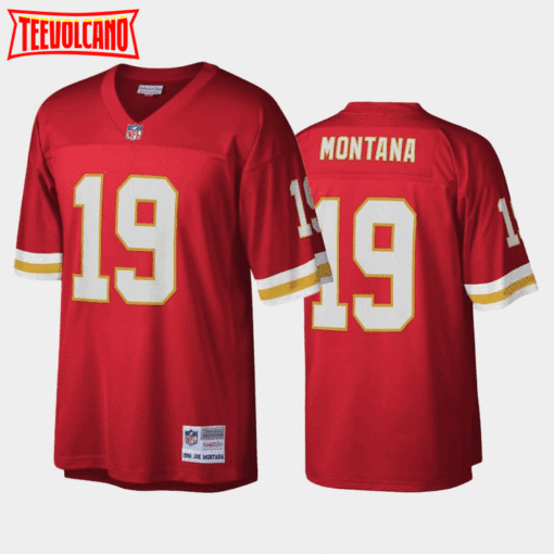 Kansas City Chiefs Joe Montana Red 1994 Throwback Throwback Jersey