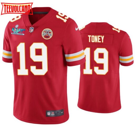 Kansas City Chiefs Kadarius Toney Super Bowl LVII Red Limited Jersey