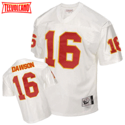 Kansas City Chiefs Len Dawson White Throwback Jersey