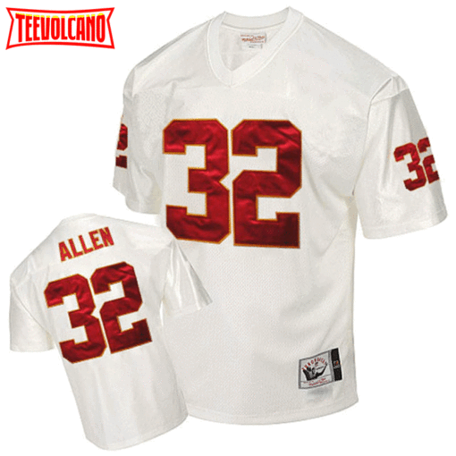 Kansas City Chiefs Marcus Allen White Throwback Jersey