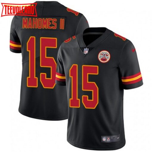 Kansas City Chiefs Patrick Mahomes II Black Color Rush Jersey