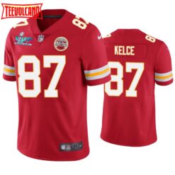 Kansas City Chiefs Travis Kelce Super Bowl LVII Red Limited Jersey