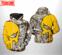 Kent State Golden Flashers NCAA Camo Veteran Hunting 3D Printed Hoodie