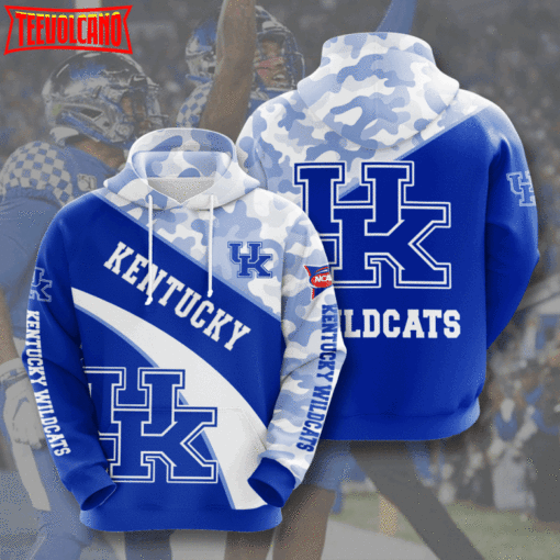 Kentucky Wildcats 3D Printed Hoodie