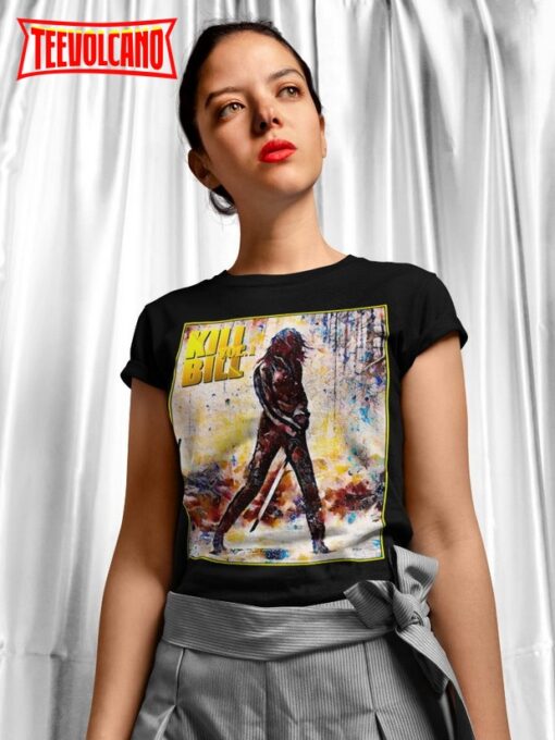 Kill Bill Movie Poster T-Shirt, Kill Bill Fan Art Graphic T Shirt