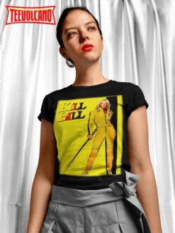 Kill Bill Soft T Shirt, Kill Bill Movie Poster T-Shirt, Stylized Movie Shirt