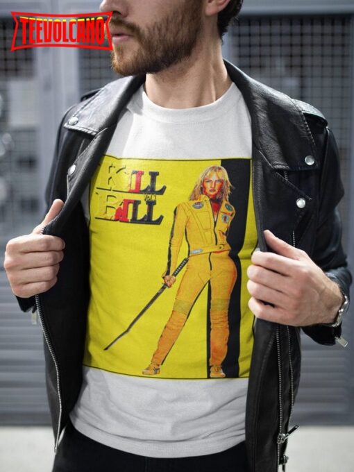 Kill Bill Soft T Shirt, Kill Bill Movie Poster T-Shirt, Stylized Movie Shirt