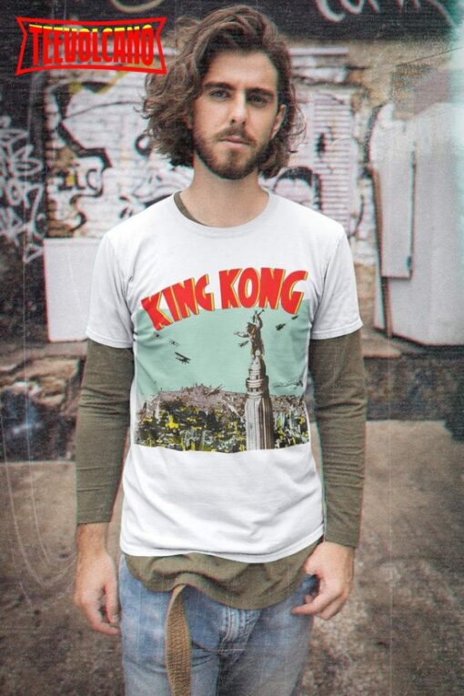 King Kong Soft T-Shirt, Classic Monster Movie Poster T Shirt