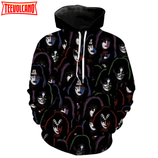 Kiss Band 3D Printed Hoodie