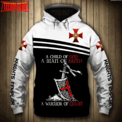 Knights Templar A Child Of God 3D Printed Hoodie