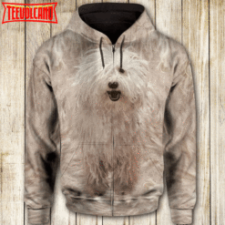 Komondor Cute Face 3D Printed Hoodie