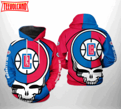 LA Clippers NBA Grateful Dead 3D Printed Hoodie