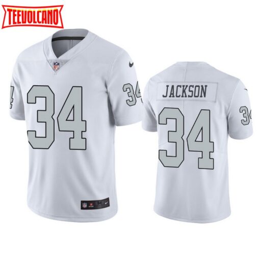 Las Vegas Raiders Bo Jackson White Color Rush Jersey