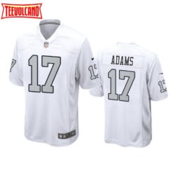 Las Vegas Raiders Davante Adams White Color Rush Jersey