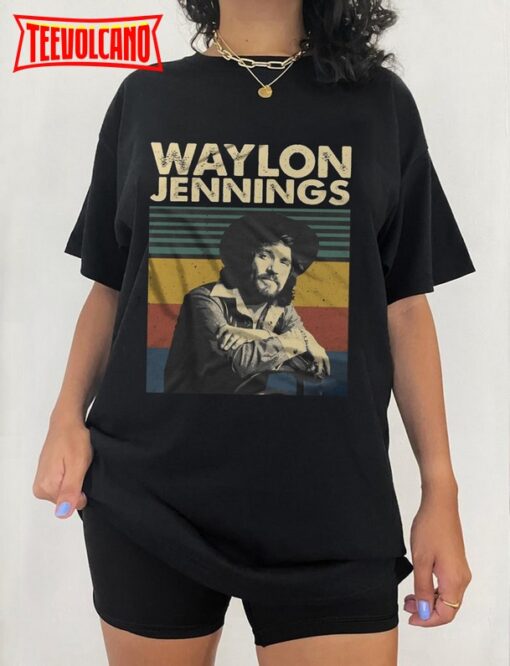 Limited Waylon Jennings Vintage 90S Shirt, Country Song Shirt