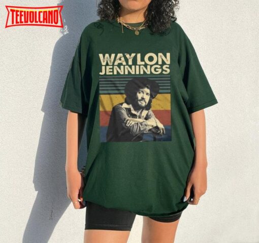 Limited Waylon Jennings Vintage 90S Shirt, Country Song Shirt