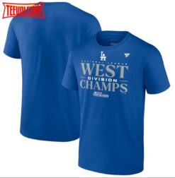 Los Angeles Dodgers 2023 NL West Division Champions Locker Room T-Shirt