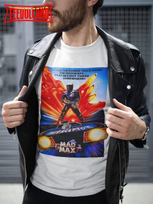 Mad Max Movie Poster Style Vintage 80s Movie Shirt