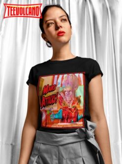 Mars Attacks Movie Poster T Shirt, 90s Movie Nostalgia Shirt