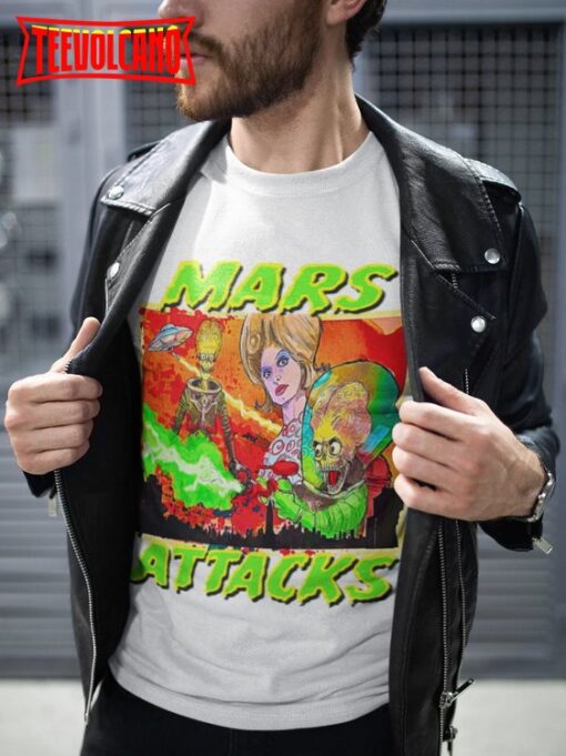 Mars Attacks Soft T-Shirt, Mars Attacks Movie Poster T Shirt